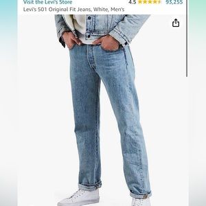 NWT Levi’s 501 Original Jeans 31 x 30 Straight Leg Blue Men’s or Unisex